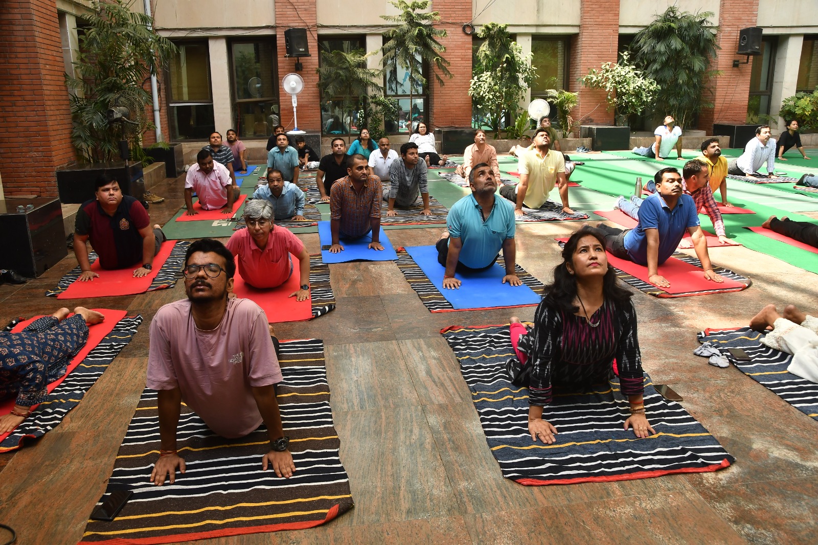 International Day of Yoga 2024, a yoga demonstration was organized at ESIC Headquarters, New Delhi