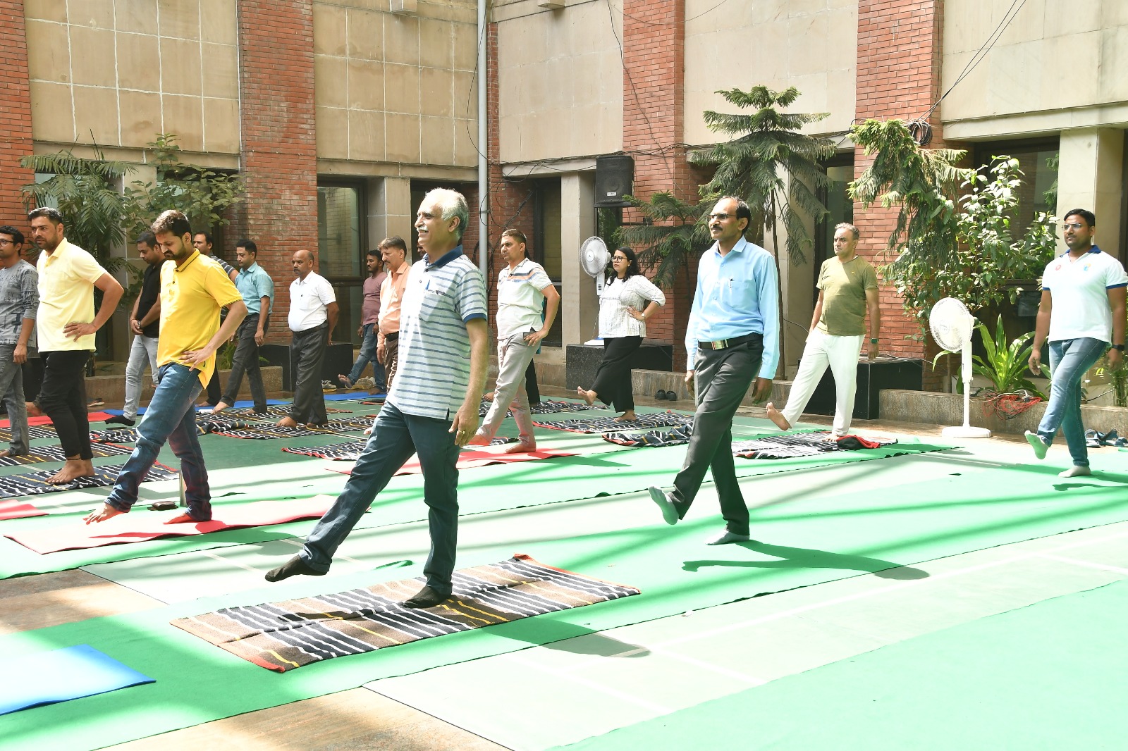 International Day of Yoga 2024, a yoga demonstration was organized at ESIC Headquarters, New Delhi