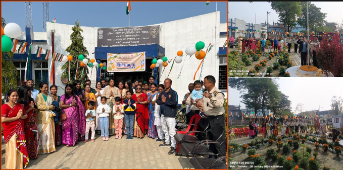 Celebrating Repulic Day At ESIC Hospital Tinsukia